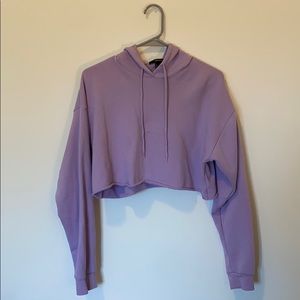 cropped forever 21 hoodie